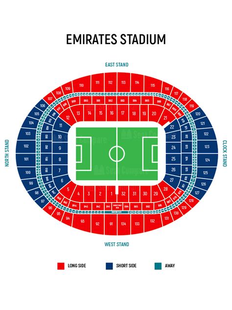 emirates stadium seat map